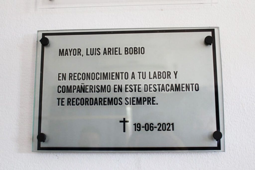 El Intendente Interino participó del homenaje al Mayor Luis Ariel Bobio