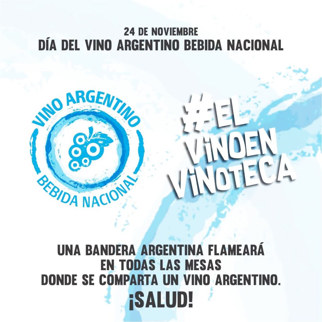 24 de Noviembre, día del Vino Argentino Bebida Nacional