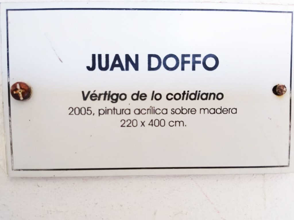 Cuadro de Juan Doffo colocado en la ES.Nº 10 de Mechita
