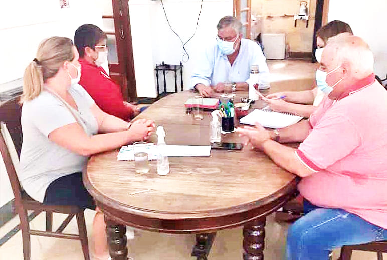 El Intendente se reunió en O´Brien con la comisión cooperadora de la Unidad Sanitaria