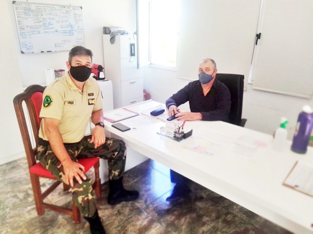 Martignone se reunió con el coordinador de Zona Rural con asiento en Chivilcoy