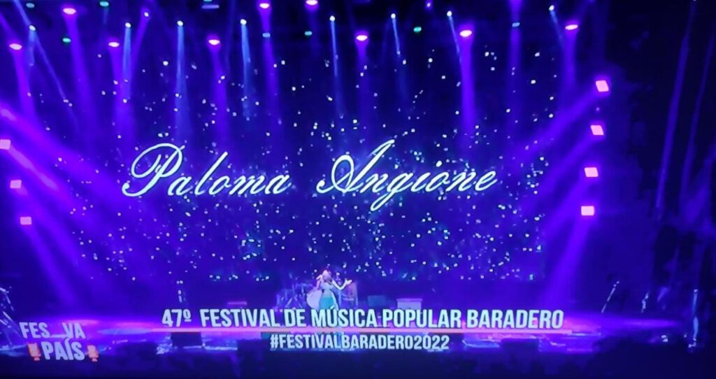 Paloma Angione se lució en el Festival Nacional de Baradero