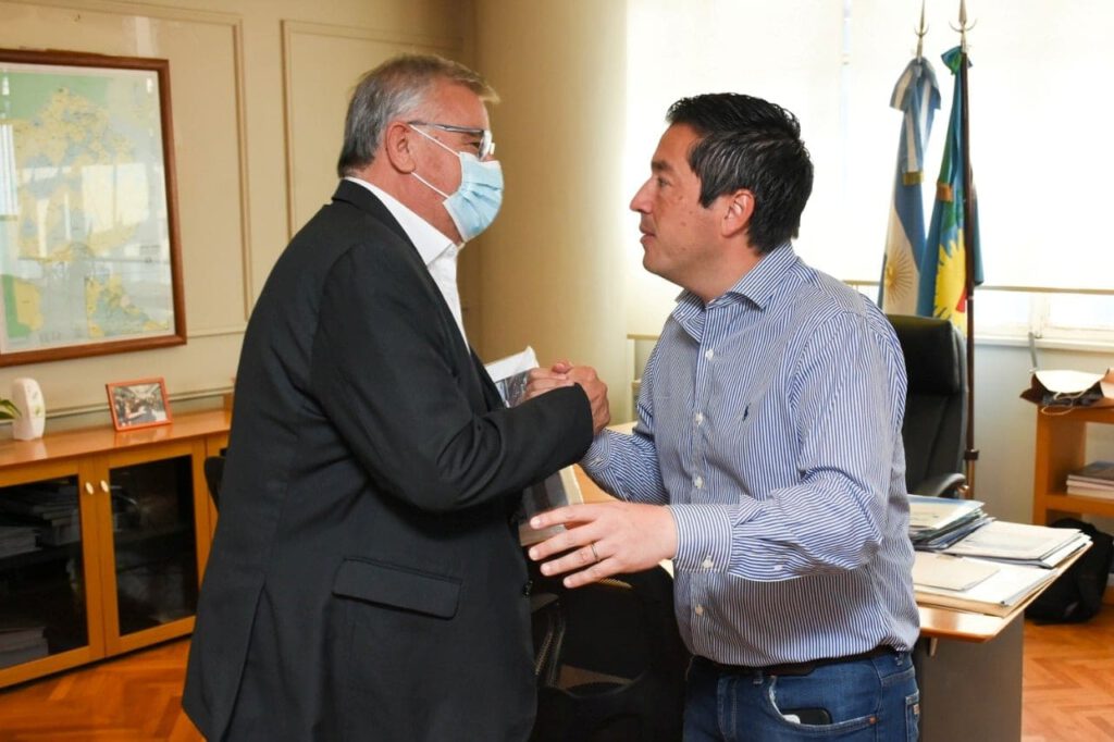 Leonardo Nardini recibió al intendente Vicente Gatica