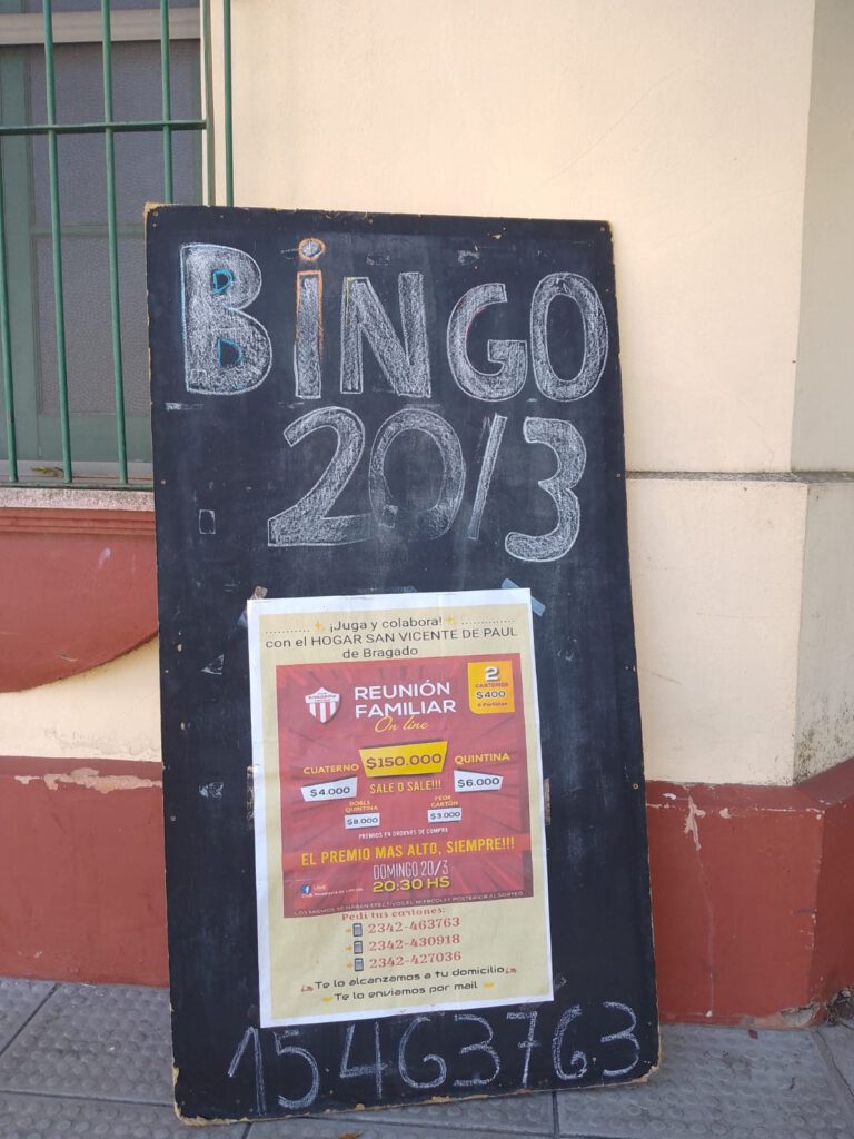 Este Domingo vuelve el bingo del Hogar San Vicente