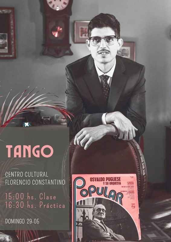 Diego Burga brindará clases prácticas de Tango