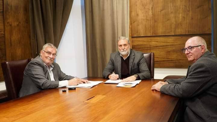 El rector de la UNSADA y el Intendente de Bragado firmaron convenios