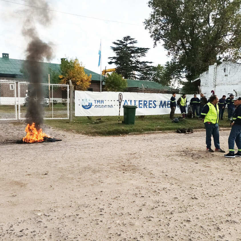 Paro general de los trabajadores ferroviarios de TMH