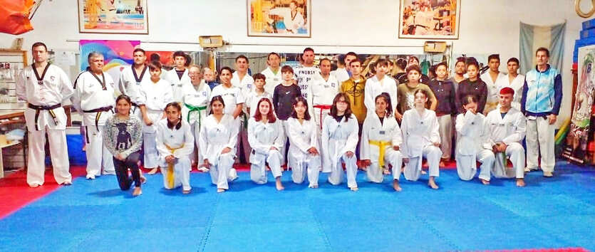 El taller de Taekwondo del Programa ENVIÓN participó de una masterclass