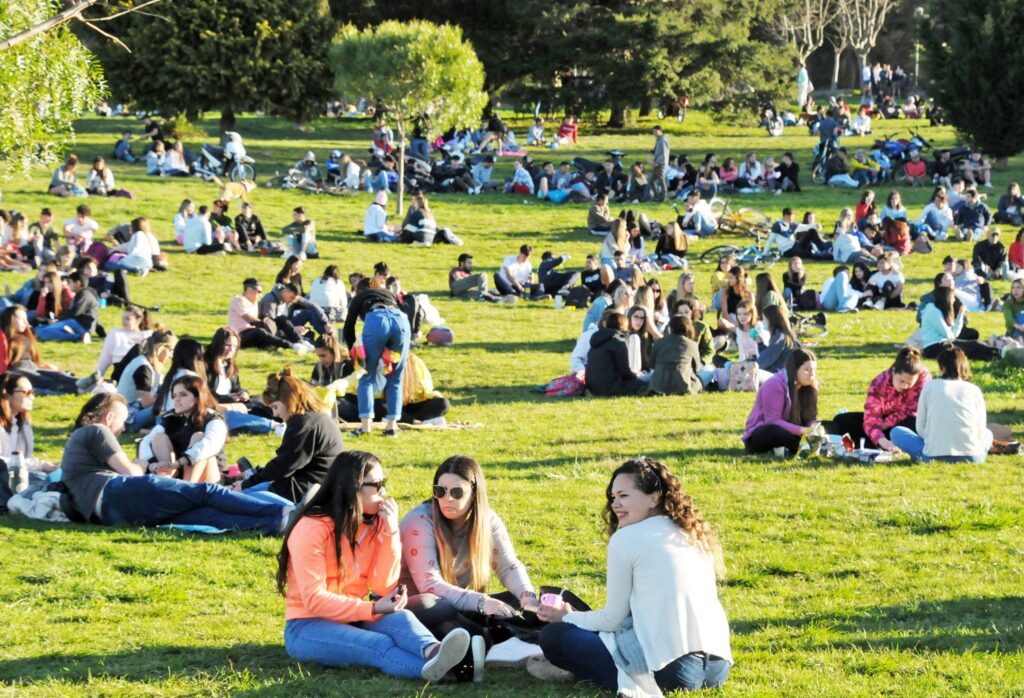 Festejo del Día de los estudiantes y la primavera