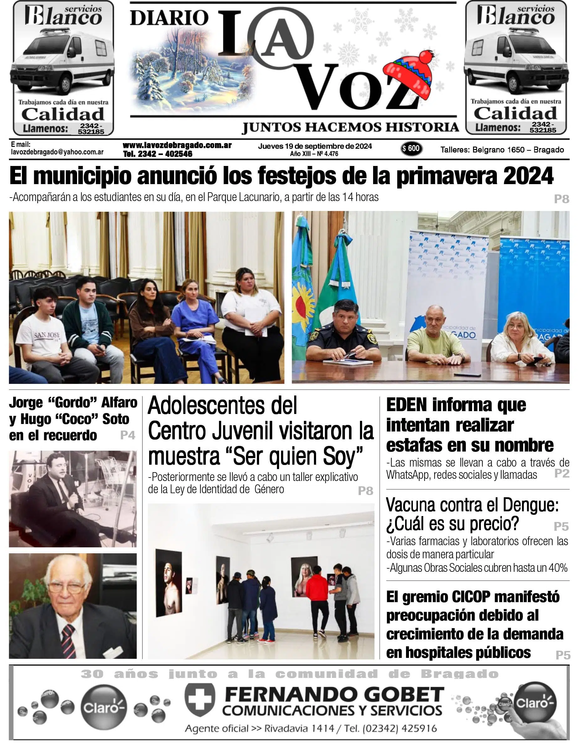 La Voz -Jueves 19/09/2024