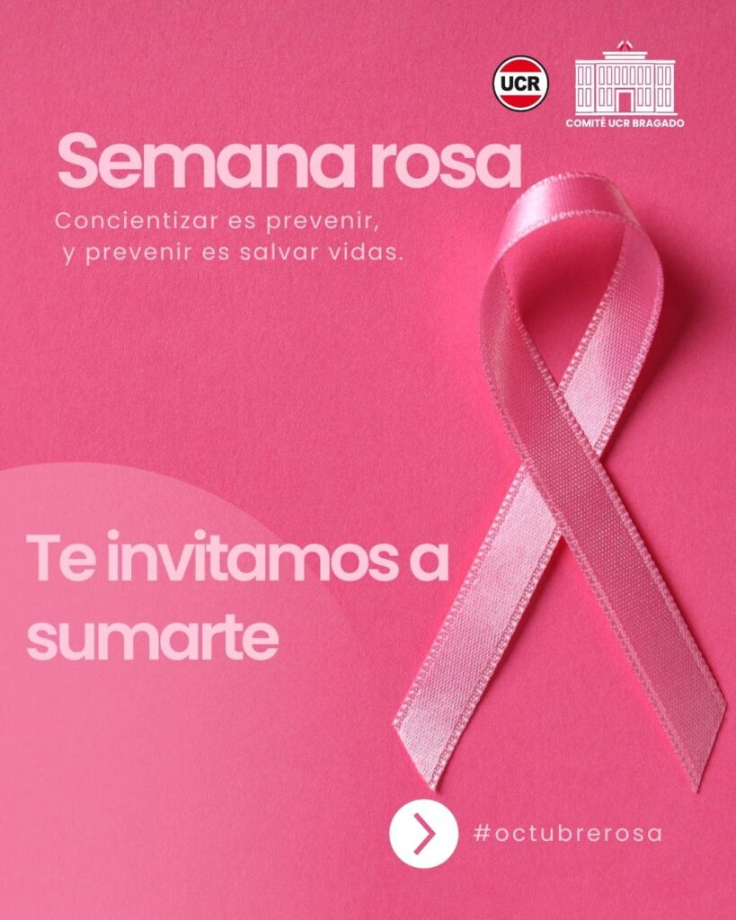 “Semana Rosa”, concientización sobre la prevención del cáncer de mama