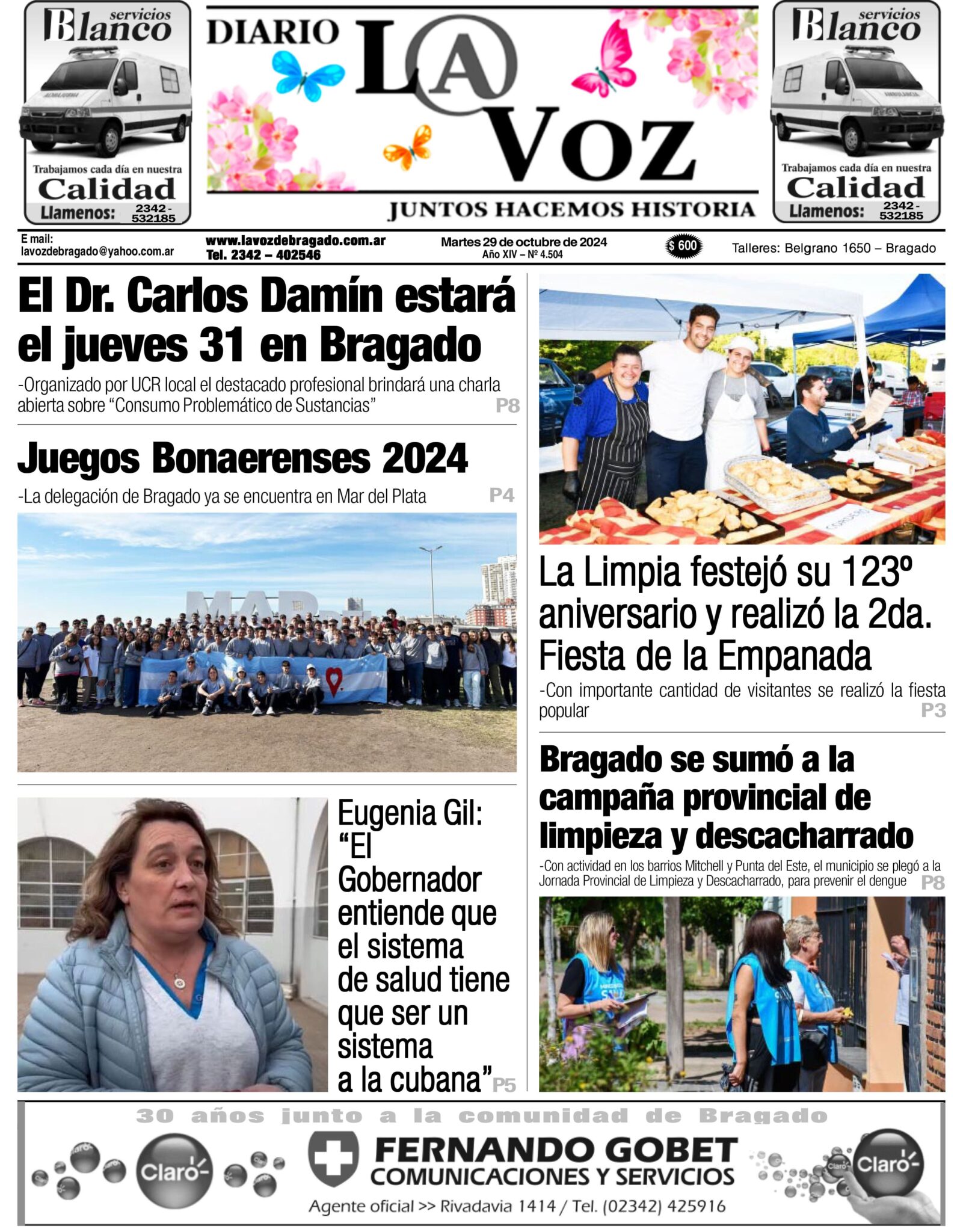 La Voz -Martes 29/10/2024