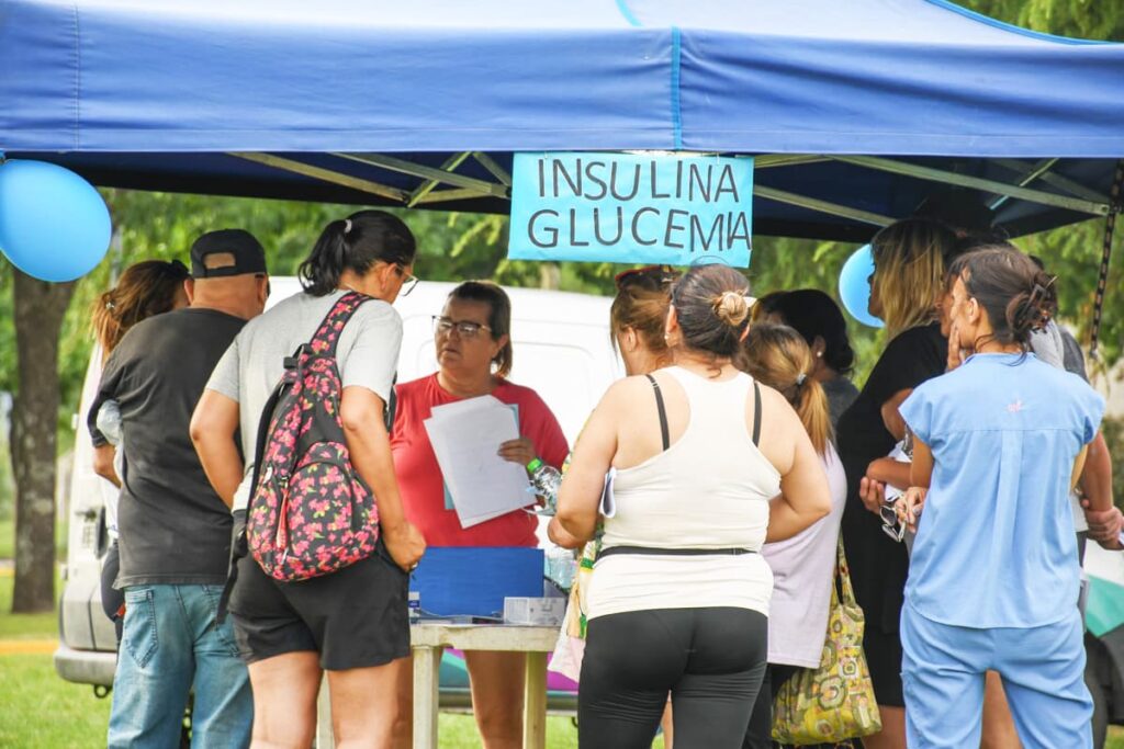 Expo Diabetes en el Espacio Joven de la Plaza Raúl Alfonsín