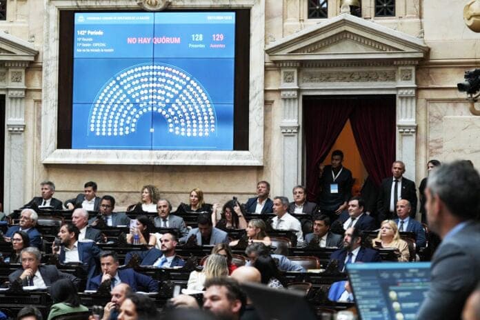 Fracasó la sesión en Diputados para debatir el proyecto de “Ficha Limpia”