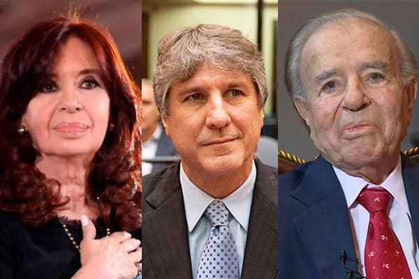 Milei le sacó a CFK la pensión de Néstor y va contra Boudou pero no tocó la de Menem, también condenado