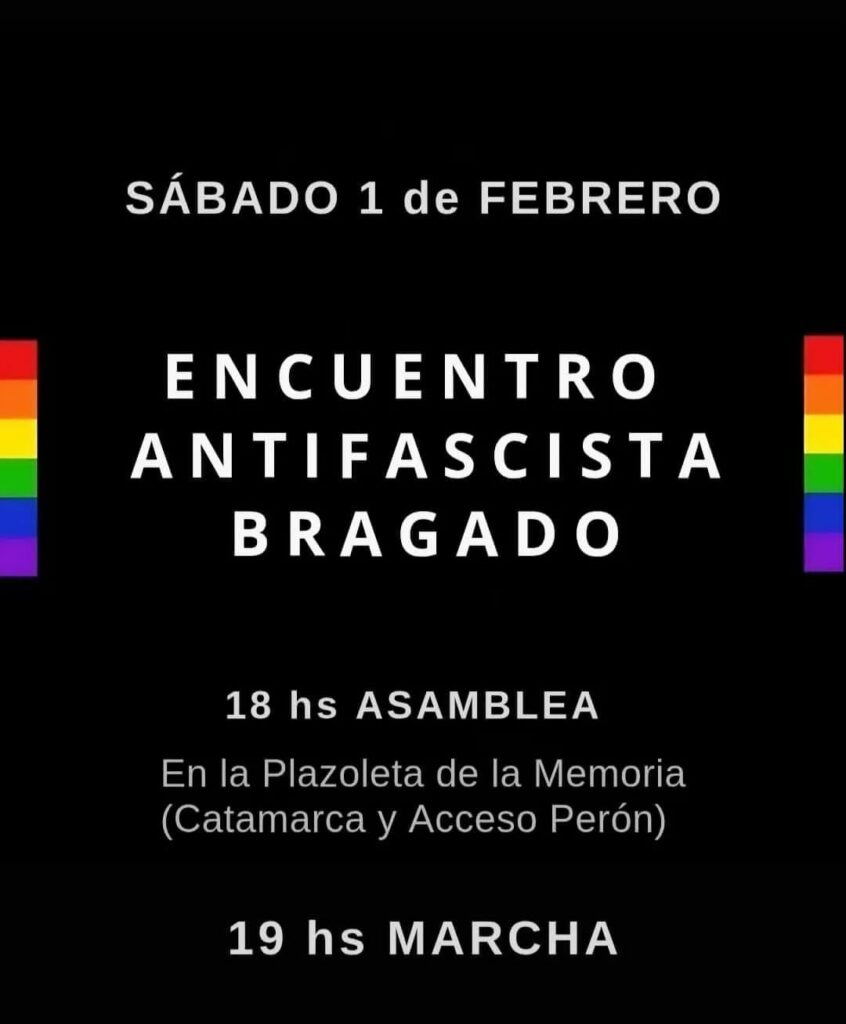 Multitudinaria asamblea "antifascista" convoca a marchar el 1 de febrero