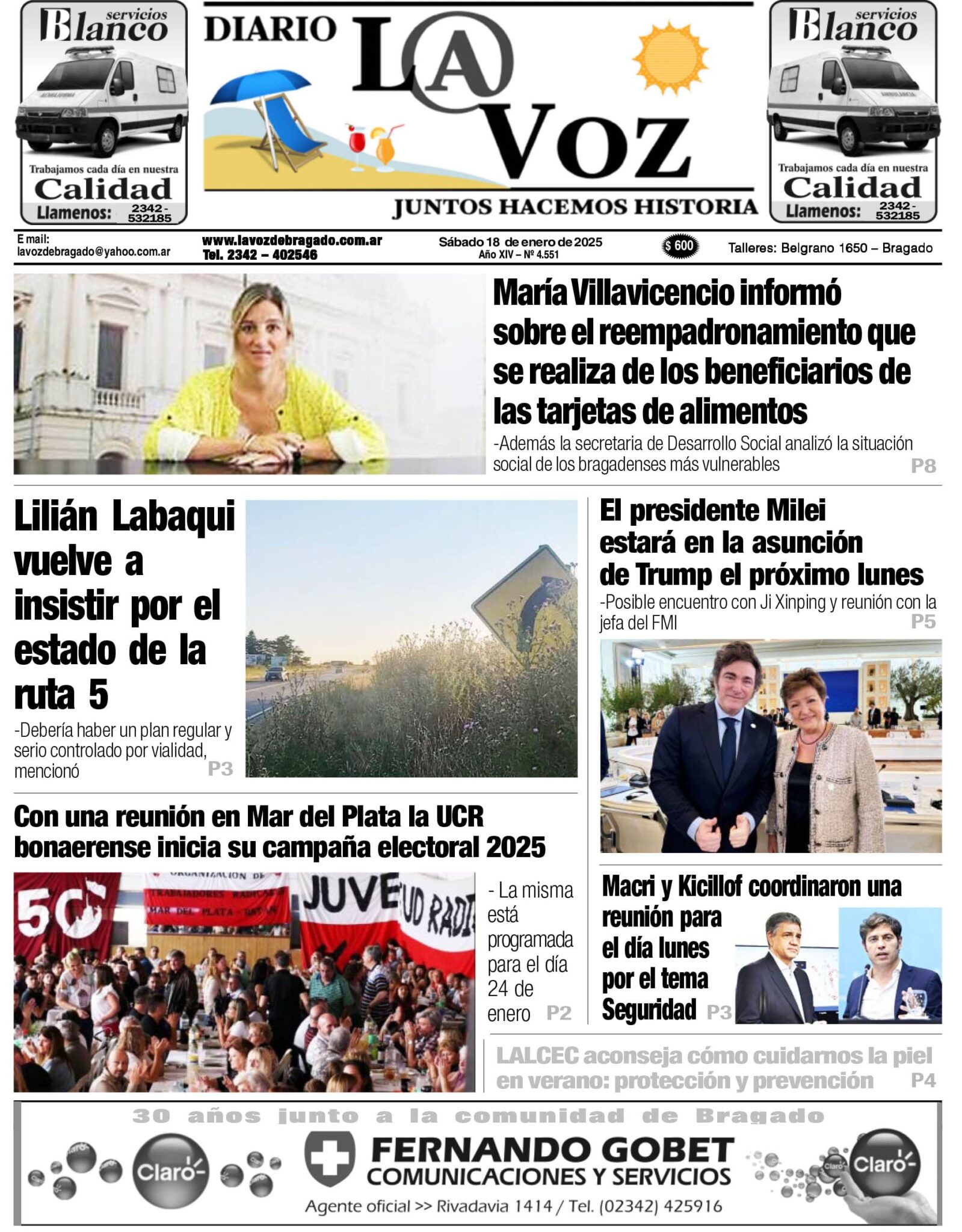 La Voz -Sábado 18/01/2025