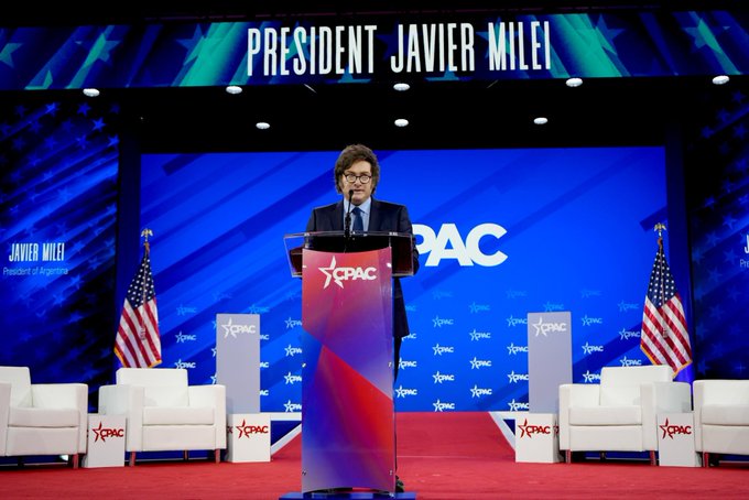 “Estoy orgulloso de vos”, el respaldo de Donald Trump a Javier Milei en la CPAC