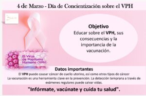 Concientización sobre el VPH