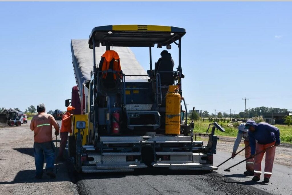 La Dirección de Vialidad de la Provincia de Buenos Aires inició obras de bacheo en la Ruta 46