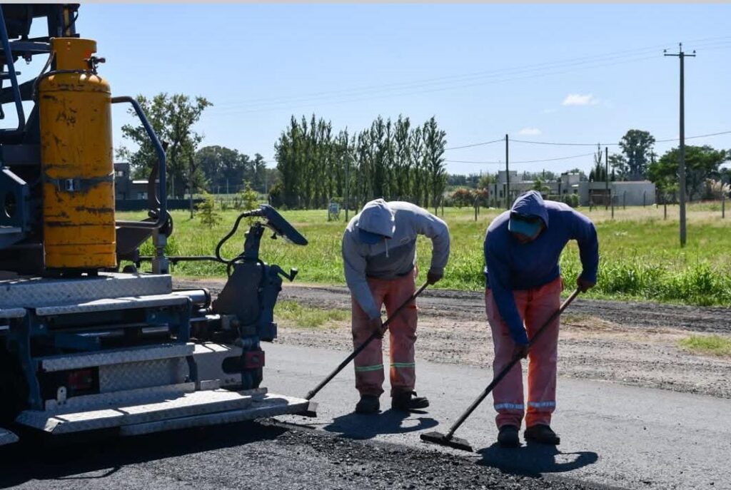 La Dirección de Vialidad de la Provincia de Buenos Aires inició obras de bacheo en la Ruta 46