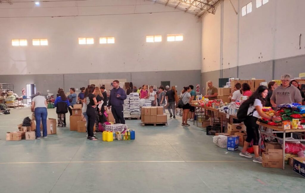 Campaña solidaria: las donaciones bragadenses llegaron a Bahía Blanca