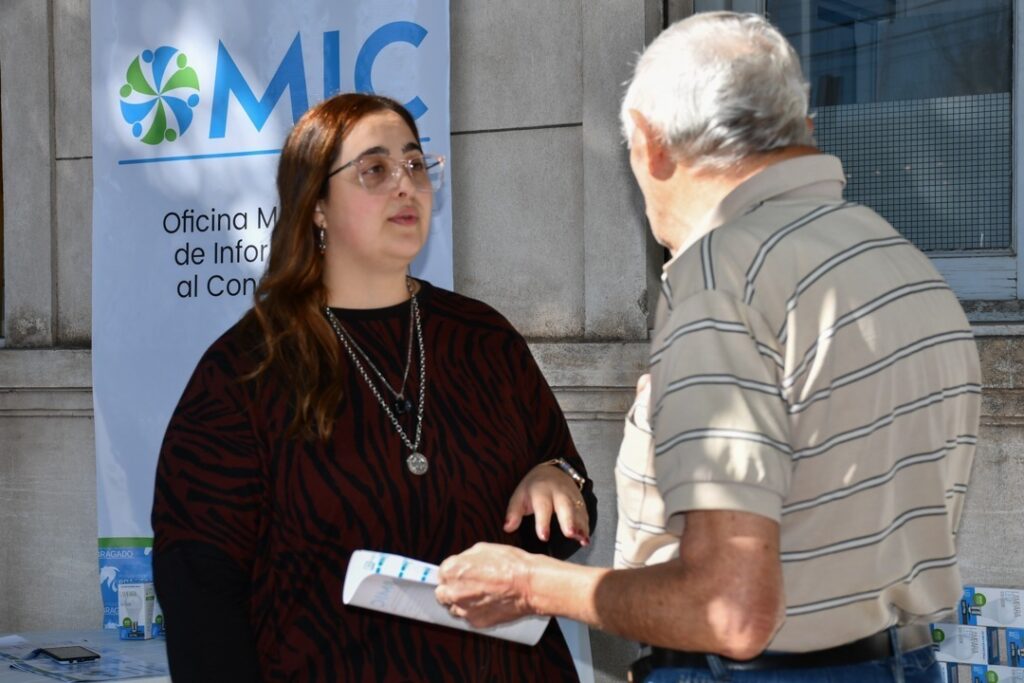 OMIC brindó atención en la calle en la previa del Día Mundial de los Consumidores