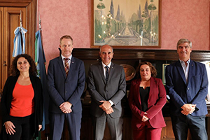 Reunión institucional con el embajador de Noruega en Argentina