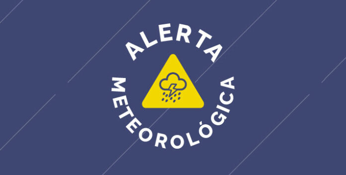 Lunes y martes con alerta amarilla por tormentas para gran parte de la provincia